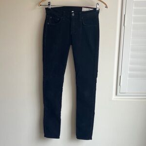 RAG & BONE/Jean Black Corduroy Skinny Stretch Pants Women’s Size 25